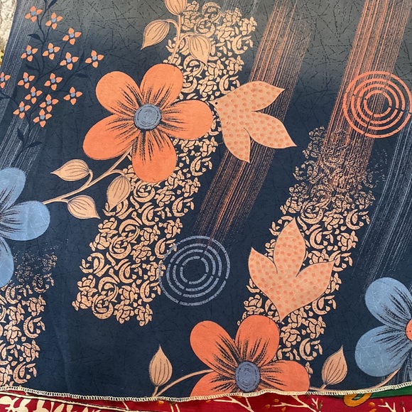 Unique Reversible Floral MIDI Wrap Skirt Size S/M - Picture 15 of 15